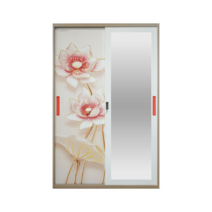 Armario Moderno Extensible de Hierro con <span class=keywords><strong>2</strong></span> <span class=keywords><strong>Puertas</strong></span> y Espejo, Armario de Acero para Uso Hospitalario - Product Image 4