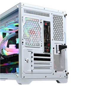 Muñeco de nieve Venta caliente Micro ATX <span class=keywords><strong>Mini</strong></span> <span class=keywords><strong>ITX</strong></span> PC Case Gaming Desktop White Computer Case Vidrio templado <span class=keywords><strong>Mini</strong></span> PC Case - Product Image 4