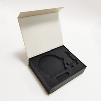 Boîte magnétique en gros, carton gris 157 g/m² 1000 g/m² |   Boîte d'insertion en EVA noir haute densité |   Usine de boîtes rigides pliables imprimées sur mesure