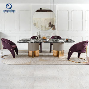 Set Tavolo <span class=keywords><strong>da</strong></span> Pranzo di Lusso in Stile Italiano con Nuovo Design <span class=keywords><strong>a</strong></span> Prezzo di Fabbrica, Arredamento per Casa, Hotel, Progetti ed Eventi - Product Image 5