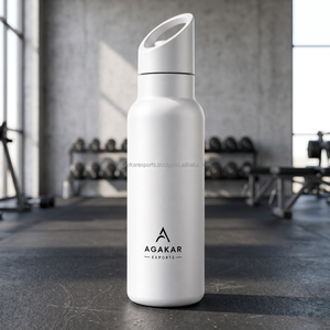Bouteille d'eau en acier inoxydable de 750 ml, anti-fuite, réutilisable, gourde de voyage pour le sport, les activités de plein air, le bureau, la salle de sport et l'usage quotidien. - Product Image 6