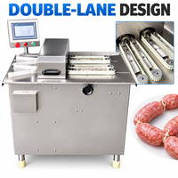 Machine à nouer les saucisses électrique professionnelle en acier inoxydable à voie unique