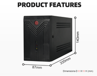 1200va 720W 50Hz UPS alimentation ininterrompue 12V hors ligne UPS pour ordinateur
