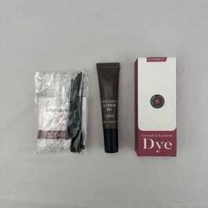 <span class=keywords><strong>Sourcils</strong></span> au henné 8 minutes colorant rapide extrait de plante de camélia Kit de teinte hybride noir brun longue durée teinte de cils semi-permanente - Product Image 1