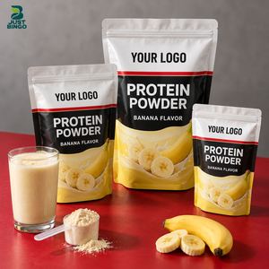 Poudre de protéines végétales en grands pots alimentaires, formule personnalisée OEM avec emballage à marque privée - Product Image 1
