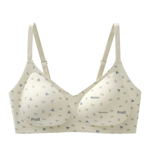 Ensemble soutien-gorge et <span class=keywords><strong>culotte</strong></span> sans fil à imprimé gingham doux 2026 pour femme, <span class=keywords><strong>en</strong></span> <span class=keywords><strong>coton</strong></span> doux, sans armatures, respirant, lingerie féminine, personnalisation OEM - Product Image 3