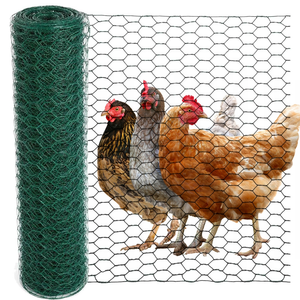 <strong>Galvanized</strong> Steel <strong>Chicken</strong> Coop <strong>Wire</strong> Netting <strong>Hexagonal</strong> Poultry <strong>Mesh</strong> for Animal Barrier Fencing Welded Technique Cut Bend Available - Product Image 1
