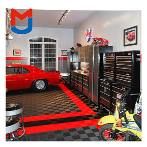 Carreaux de sol modulaires anti-<span class=keywords><strong>d</strong></span>érapants en plastique PP PVC Tapis de sol de garage à emboîtement Carreaux de sol pour atelier de <span class=keywords><strong>d</strong></span>étail de voiture 1.8cm - Product Image 3