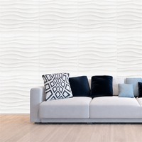 Paneles de Pared 3D de PVC OEM, Azulejos de Pared Geométricos de Color Personalizado, Modernos e Impermeables para Sala de Estar, para Distribuidores