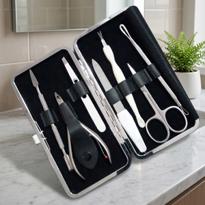 ASAP Professional Eco-Friendly Stainless Steel Classic Manicure & <b>Pedicure</b> <b>Set</b> 7-in-1 Nail Kit with Nail Clippers and Tools - Product Image 1