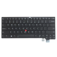 Tastiera Interna di Alta Qualità per Laptop Lenovo ThinkPad T460s T470s con Cornice e Puntatore, Parti di Ricambio per Laptop