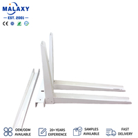 Support mural universel robuste pour climatiseur Malaxy, en acier inoxydable 304, pour unité de climatisation extérieure