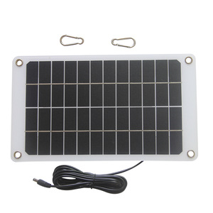 แผงโซลาร์เซลล์ 10W 12V โพลีซิลิคอนแบบพกพาสำหรับชาร์จแบตเตอรี่กลางแจ้ง - Product Image 1