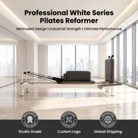 Lit de Pilates en aluminium personnalisé avec engrenages réglables, multifonctionnel, logo/couleur personnalisés - Équipement de studio de yoga pour la santé et la force