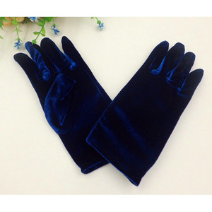 Gants en velours pour femmes, longueur poignet, thermiques, pour usage quotidien en hiver, gants de vélo monochromes - Product Image 3