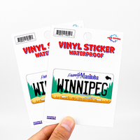 Autocollants personnalisés en vinyle imprimé avec logo pour clavier, ordinateur, bagages, skateboard, vélo, ordinateur portable