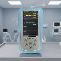 Détecteur portatif d'analyseur de gaz d'anesthésie multi humaine vétérinaire ICU CCU utilisation d'ambulance