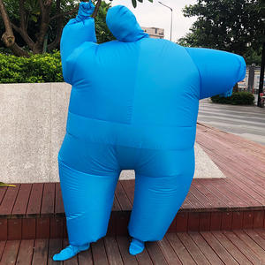 <span class=keywords><strong>Costume</strong></span> de mascotte <span class=keywords><strong>gonflable</strong></span> <span class=keywords><strong>Sumo</strong></span> Homme Bleu Noir, <span class=keywords><strong>Costume</strong></span> de cosplay Homme Obèse <span class=keywords><strong>Gonflable</strong></span> Saumon Blanc, en tissu PVC pour la publicité - Product Image 1