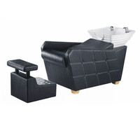 Kisen – fauteuil de massage du dos pour lavage des cheveux, lavage des cheveux avec lavabo et évier