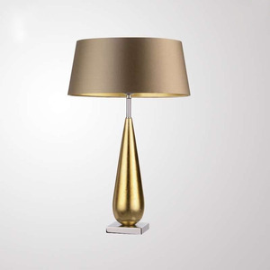 Lampe de salon de luxe pour la décoration de la maison avec abat-jour en soie plastique noire pour lampe de bureau double - Product Image 2