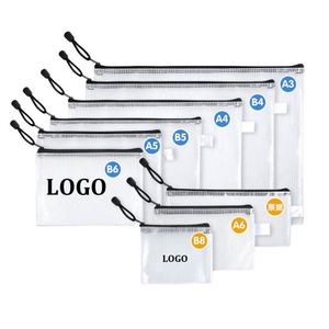 Carpeta de Documentos con Cierre y Malla de PVC A4 Personalizada con Logotipo Canhao Ch105, con Soporte para Archivos, para Organización de Oficina, Hogar y Conferencias - Product Image 1