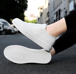 <span class=keywords><strong>Scarpe</strong></span> con Plateau da Donna, <span class=keywords><strong>Scarpe</strong></span> Casual Bianche con <span class=keywords><strong>Tacco</strong></span> a Zeppa e Suola Spessa, con Lacci per Studentesse - Product Image 4