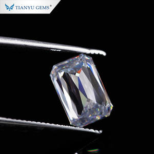 Tianyu <span class=keywords><strong>อัญมณี</strong></span><span class=keywords><strong>เพชร</strong></span>มอสซาไนท์แปดเหลี่ยมเพชรตัดไขว้ Def VVS <span class=keywords><strong>เพชร</strong></span>โมอิสซาไนต์หลวมสีขาว - Product Image 2
