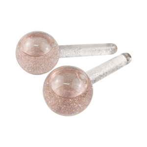 Rodillo de enfriamiento Facial para cara fría y caliente, Mini rodillo mágico para cara, oro rosa, globos de hielo para cara, Etiqueta Privada - Product Image 3