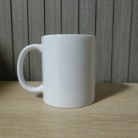 Sixfar, vente en gros de tasses à sublimation de haute qualité avec logo personnalisé, 11 oz, blanches, vierges, pour thé et café, en céramique, logo personnalisé