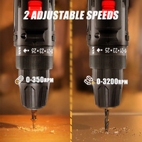 Perceuse sans fil de haute qualité 18V rechargeable, outil électrique, perceuse électrique, tournevis à vis, perceuse à percussion