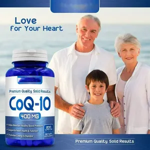 Supplement Custom Wholesale Private Label Ubiquinol CoQ10 Supplement 200 Mg CoQ 60 Capsules