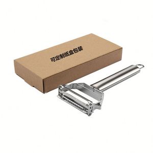 Rallador de patatas trituradas de acero inoxidable, utensilios de cocina para el hogar, venta al por mayor, nuevo pelador de melón/frutas de dos cabezas - Product Image 3