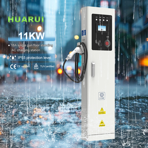 Nouvelle station de <span class=keywords><strong>recharge</strong></span> automobile commerciale à une seule prise avec terminal de point de vente, écran tactile de 4,3 pouces et paiement par carte de crédit 11 kW - Product Image 4
