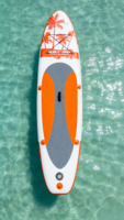 Tabla de Paddle Surf Inflable Ecológica y Portátil de 10'6'' con Tecnología Drop Stitch, Todo Terreno, 3 Aletas, Juego Completo Listo para Usar