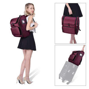 Bolsa <span class=keywords><strong>de</strong></span> Maquillaje Profesional Personalizada, Impermeable, Multifuncional, <span class=keywords><strong>de</strong></span> Gran Capacidad, Mochila Cosmética para Viajes, <span class=keywords><strong>Trabajo</strong></span> y Actividades al Aire Libre - Product Image 6