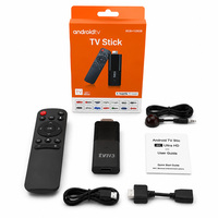 Clé TV Tvr3 4K/8K avec télécommande, boîtier Android TV, appareil de streaming HDMI avec Wi-Fi 2.4G+5G