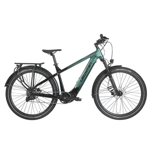 electric city bicycle with 250w mid bafang 48v15ah hidden battery ebike city and front suspension e bike 250w