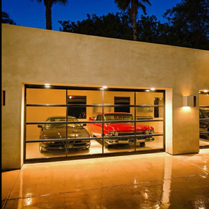 <span class=keywords><strong>Porte</strong></span> <span class=keywords><strong>de</strong></span> <span class=keywords><strong>garage</strong></span> moderne à <span class=keywords><strong>prix</strong></span> imbattable, à vision complète, automatique, sectionnelle, en alliage d'aluminium, avec vitrage transparent et isolation thermique, garantie 5 ans - Product Image 2