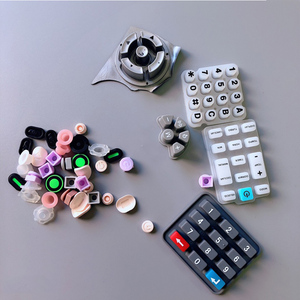 Nhà máy tùy chỉnh không thấm nước màng chuyển đổi dẫn điện Silicone cao su bàn phím dẫn điện Silicone nút - Product Image 2