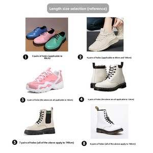 Lacets ronds noirs et blancs pour chaussures de sport, chaussures de basket-ball, chaussures décontractées, lacets de remplacement quotidiens pour hommes et femmes - Product Image 4