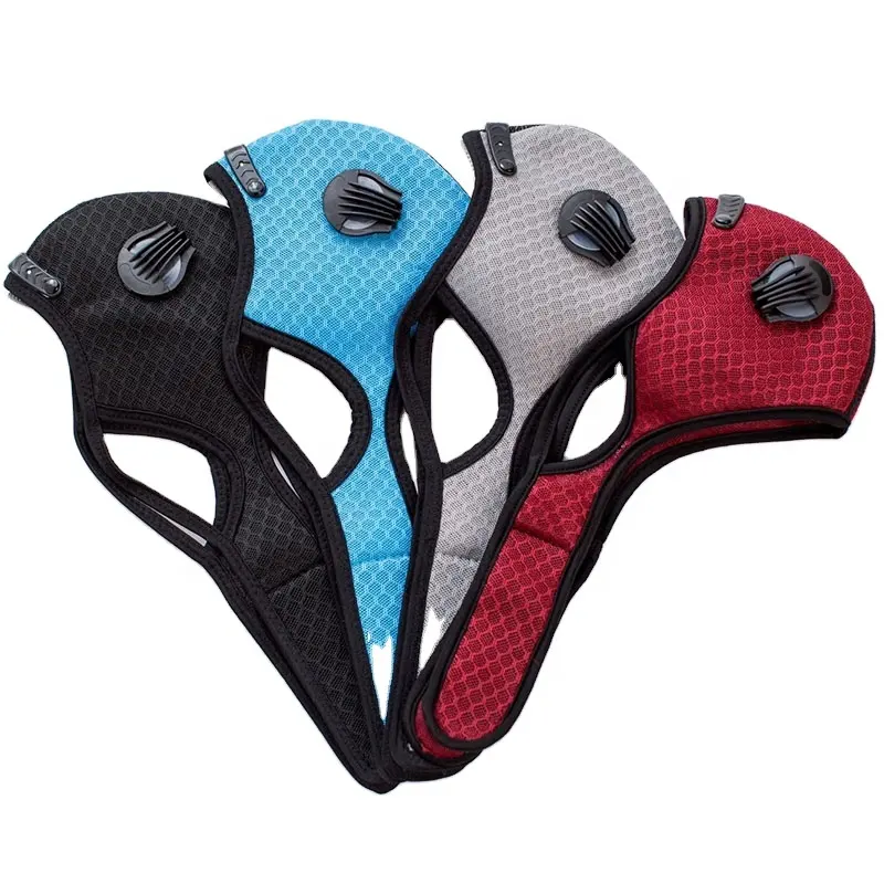 New Arrival Re-useable Activated Carbon Dusty Proof Sport Shield Motorcycle Bike Riding Cycling Face Mask With Adjustable Strap