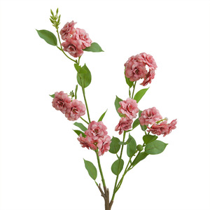 Flor de Camelia Artificial de Yihua Floral Art, Flor de Seda Blanca y Morada, Decoración para el Hogar, Estilo Rústico, Adorno para Sala de Estar - Product Image 5