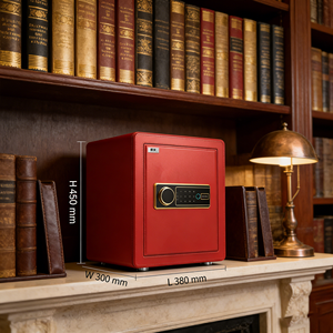 チェン・グァン 高級手作りスチール製デジタル電子コード式金庫 キー/パスワード/指紋/WiFiロック カスタムカラー 5mmドア - Product Image 4