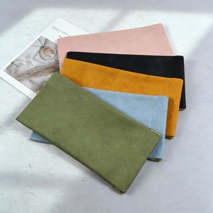 Custom Logo PU Leather Eyewear Bag Soft Top Squeeze Sunglasses Case with Fashionable Style for Glasses Storage and Packaging - Product Image 3