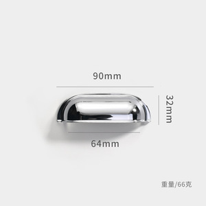Furniture Handle Oval Brass Cabinet <b>Door</b> <b>Knob</b> French Style Durable - Product Image 2