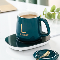 Chauffe-Tasse Intelligent en Céramique à Température Constante Automatique Électrique 55 Degrés Celsius pour Mug à Café