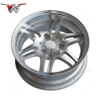 Llantas de Aleación de Aluminio de 15 Pulgadas, Nuevas, con 3 Orificios, PCD 3x112mm, CB 57.1mm, ET 15 20.5mm, Diseño Multirradio Brillante