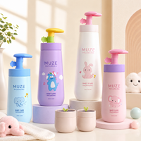 Emballage personnalisé pour biberons de soins pour bébés, vente en gros, pot de crème 30g 50g, flacon pompe HDPE 120ml 480ml 760ml pour shampoing, gel douche et lotion pour bébés