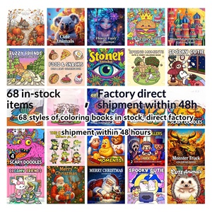 สมุดระบายสียอดนิยม 6 เล่ม สำหรับการฝึกวาดภาพและระบายสี ขายส่งจากโรงงานในจีนโดยตรง - Product Image 2