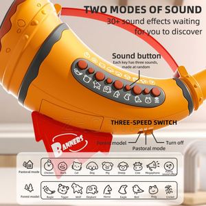 Zhorya Divertido Juguete Educativo Eléctrico para Niños, Amplificador de Sonido Portátil con Convertidor de Múltiples Sonidos, Bocina para Llamar a Animales - Product Image 3